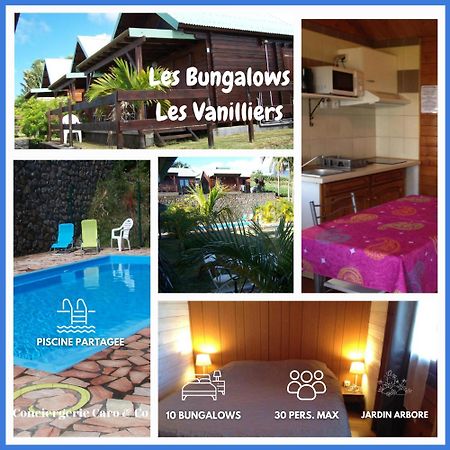 Les Bungalows Les Vanilliers, Sud Sauvage Avec Piscine Saint-Joseph Eksteriør bilde